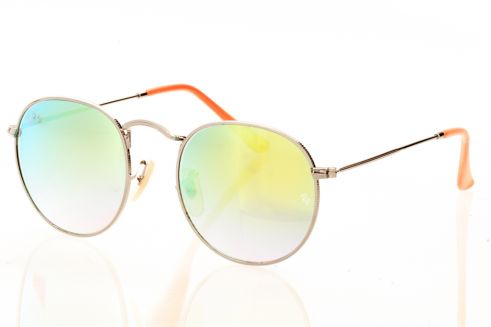 Ray Ban Round Metal 3447lime-silver